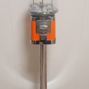 Gebruikte beaver automaat oranje op voet