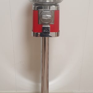Gebruikte beaver automaat rood op voet